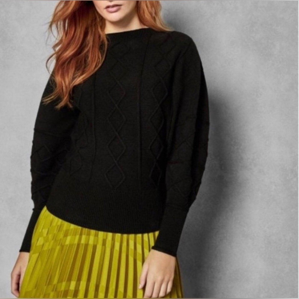 Ted Baker Black Crew Neck Sweater✨